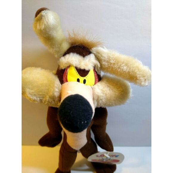 Wile E Coyote Looney Tunes Plush 12" Stuffed Toy Figure With Tags Ace 1996 - Picture 1 of 9